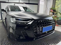 Diffuseur de pare-chocs arrière pour Audi A8 D5, style S8, en PP noir brillant, lèvre de séparation arrière, kits carrosserie pour Audi A8 S8 D5 2018-2025
