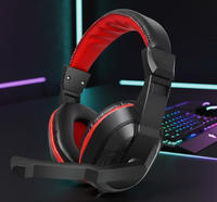 Casque de jeu filaire circum-auriculaire personnalisé de haute qualité avec micro pour PC, ordinateur portable, téléphone portable, écouteurs 3,5 mm