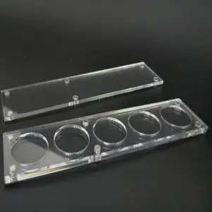 उच्च गुणवत्ता स्पष्ट एक्रिलिक पेपेक्स सिक्का डिस्प्ले रैक चुंबक ढक्कन के साथ लेजर कट छेद - Product Image 1
