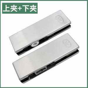 Accessoires de quincaillerie pour portes en acier inoxydable 304, universels, pour portes en verre, avec ressort de sol épaissi, pour portes supérieures, inférieures, courbes ou droites - Product Image 6