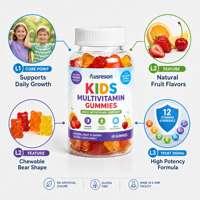 Complément Alimentaire Halal Multivitamines Gélifiées pour Enfants OEM – Santé Oculaire et Croissance Capillaire