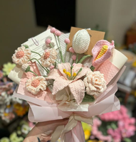 Bouquet au crochet exclusif de haute qualité, fleur tricotée à la main, calla romantique et chaleureuse, décoration d'intérieur, cadeau de fête
