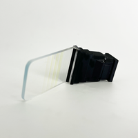 Module de guide d'ondes optiques pour affichage AR/VR, avec lentille en plastique transparente pour moteur optique, affichage micro LED, jumelles, projecteur et affichage pour lunettes AR