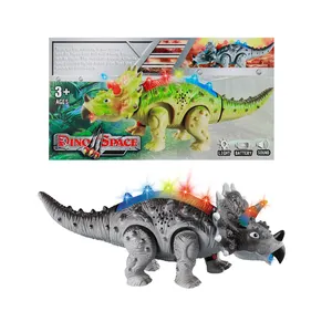 经典玩具热销类电动塑料三角龙恐龙儿童玩具活动游戏玩