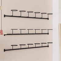 Moderno Organizador de Sombreros de Hierro Resistente para Montar en la Pared con 9 Ganchos, Diseño Multifuncional y Elegante para Almacenamiento de Sombreros