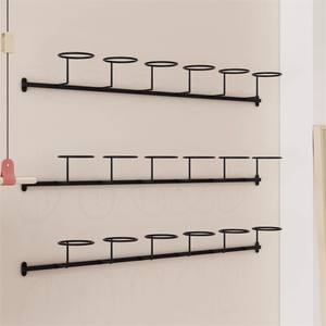 Moderno Organizador de Sombreros de Metal para Montar en la Pared, Elegante Estante de Pared para Almacenamiento de Sombreros - Product Image 2