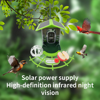 Nouveau style Répulsif Souris Énergie Solaire Faible Consommation Caméra Haute Définition IA Intelligente Identification Oiseaux Observation Extérieure Mangeoire à Oiseaux