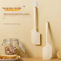 Grande spatule en silicone résistant aux hautes températures couteau à tartiner intégré planche de grattoir de cuisine pour la cuisson en boîte domestique douce