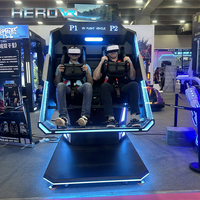 Simulador de Vuelo HEROVR 360, Cabina de Realidad Virtual, Experiencia de Carreras y Vuelo para el Hogar, Educación, Parques Temáticos al Aire Libre