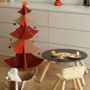 Árbol de Navidad de fieltro Levaland de 95 cm, plegable, decoración de mesa para interiores, para sala de estar o habitación infantil - Product Image 2
