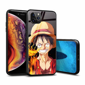 เคสโทรศัพท์กระจกลายอะนิเมะแบบวันพีช,เคสโทรศัพท์สำหรับ Iphone 11 Pro Xr Xs Max 12 A51 A71 S10 S20 - Product Image 2