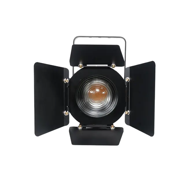 OEM aydınlatma fabrika DMX512 kontrol Zoom 200W Fresnel COB LED ışık video Studio çekim ışığı