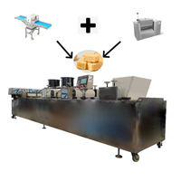 Machine automatique à ultrasons haute efficacité pour la formation et la découpe de gâteaux aux cacahuètes, barres de cacahuètes, bonbons, céréales soufflées et fruits en petits morceaux bien coupés