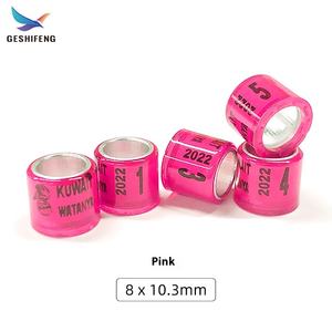 2025 Aluminium Plastic Duivenvoetring Identificatieringdrager Voor Fci Vereniging Buitenlandse Duivenring-Vogelbenodigdheden - Product Image 3