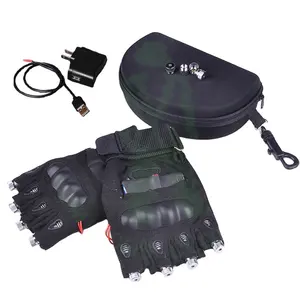 Gants de lumière LED multi-lignes de haute qualité bleu avec 4 têtes de Laser gants de scène LED <span class=keywords><strong>Laserman</strong></span> Party Show fournitures gants Laser - Product Image 1
