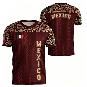 Camiseta de Fútbol de México para el Mundial 2026, Camiseta de Cuello Redondo para Hombre, Camiseta de Fútbol de <span class=keywords><strong>Manga</strong></span> Corta - Product Image 4
