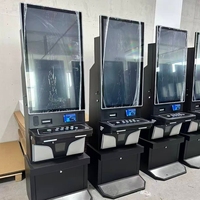 Bornes d'arcade à écran plat de 43 pouces, machine de jeu vidéo en métal, accepteur de billets, éclairage LED, USB, WiFi, intérieur