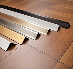 Profilo metallico per rivestimento in piastrelle di alluminio resistente per protezione della parete del pavimento impermeabile - Product Image 1