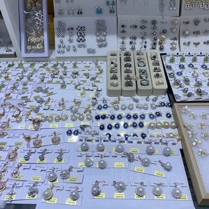 Base de pendentif rond en perle Mabei plaqué or 18 carats, composants de bijoux sur mesure pour la fabrication de colliers et sacs - Product Image 2