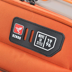 <span class=keywords><strong>Valigia</strong></span> Classica di Lusso Nuova 20'' in PP con Apertura Frontale, Serratura, Impermeabile, Colore Arancione e Grigio, Ruote Girevoli - Product Image 6