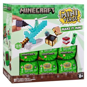 Mga Miniverse Make It Mini <span class=keywords><strong>Minecraft</strong></span> Serie 1 Caja Sorpresa DIY Juguete de Resina para Manualidades - Product Image 1