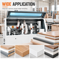 Bandeuse de chants entièrement automatique et durable pour usine de palettes, avec une construction robuste et des composants résistants à l'abrasion