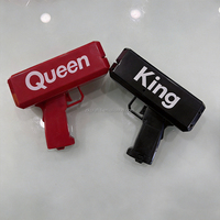 Pistolet à billets populaire ZKAI, rouge, portable, pour fêtes, mariages et anniversaires