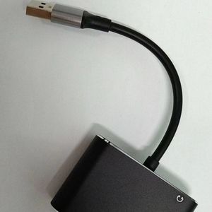 ตัวแปลง USB เป็น HDMI VGA 4K 1080P อะแดปเตอร์จับภาพวิดีโอเอาต์พุตคู่สำหรับการสตรีมสด - Product Image 2