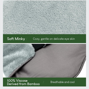 Masque de sommeil lesté en verre écologique, nouveau design, vente directe d'usine - Product Image 5