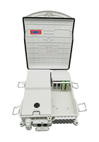 Caja de distribución de terminales de acceso a PC 96F FTTH ABS con protección IP65 y conectores SC/LC