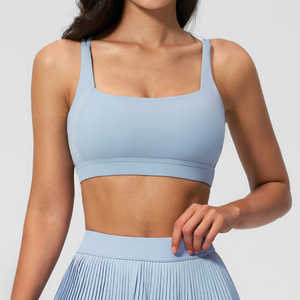 Soutien-gorge de sport yoga antichoc léger et respirant, extensible dans quatre directions, sans coutures, imprimé floral, maintien élevé, coupe ajustée - Product Image 5
