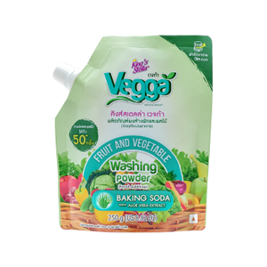 Approvisionnement alimentaire biologique Approvisionnement ménager Kings Stella Vegga Poudre Poids net 250g. pour un lavage propre des fruits et légumes - Product Image 1