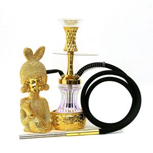 Narghilè Rabe a Forma di Ragazza con Maglione Carino in Resina, Narghilè Shisha - Product Image 3