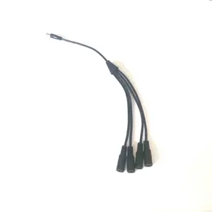 12V Dc Power Jack Plug Kabel 1 Female Naar 2 3 4 5 6 8 Mannelijke Way Splitter Adapter connector 5.5Mm * 2.1Mm Voor Cctv Camera Led Strip