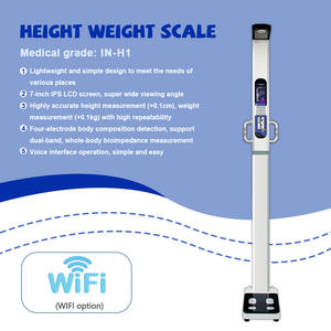 Báscula de Grasa Corporal, Báscula de Fitness con IMC, Pantalla LCD Táctil de 7 Pulgadas, Báscula Personal de Grado Médico para Uso Doméstico, OEM, Metálica - Product Image 5