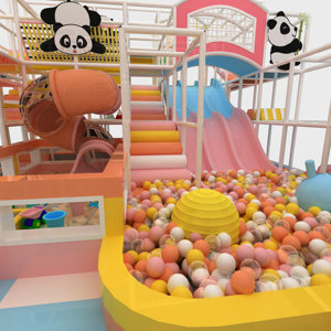 Aire de jeux pour enfants, équipement de parc d'attractions intérieur, petite aire de jeux, aire de jeux intérieure commerciale - Product Image 1