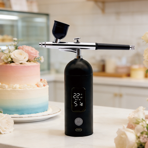 Set de Compresor de Pistón de Doble Acción de Cobre Todo en Uno Inalámbrico para Pintura, Modelado, Coloración, Manicura, Maquillaje, Belleza, Hidratación y Tatuajes - Product Image 2