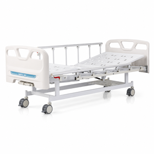 <span class=keywords><strong>Letto</strong></span> Ospedaliero Manuale Multifunzione con Schienale Regolabile e Collegamento Ginocchio, <span class=keywords><strong>Letto</strong></span> Medico con Sponda in Alluminio a Sei Livelli <span class=keywords><strong>per</strong></span> Anziani (Pflegebett) - Product Image 1