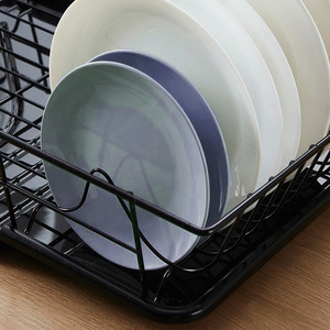 Customized Metal Dish <b>Rack</b> With Tray Quick Dry Square Sink Countertop Storage Bowl <b>Plate</b> Cup <b>Rack</b> - Product Image 3