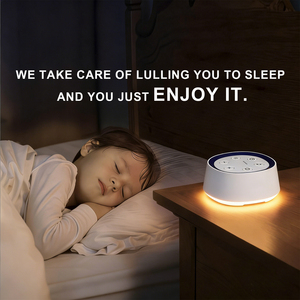 Dispositif d'aide au sommeil <span class=keywords><strong>pour</strong></span> bébé, détection des pleurs, <span class=keywords><strong>bruit</strong></span> blanc intelligent, 30 sons apaisants, veilleuse, minuteur, sans fil, portable, <span class=keywords><strong>pour</strong></span> la crèche et les voyages - Product Image 1