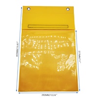 Pochette porte-permis A4 en PVC de qualité supérieure, personnalisable, étanche, en plastique, pour documents de travail, sac de rangement pour documents extérieur personnalisé