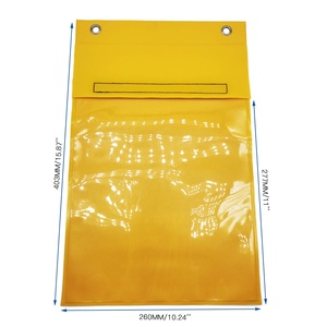 Portadocumentos A4 de PVC Premium, Personalizado, Impermeable, para Tarjetas de Trabajo, Bolsa de Plástico para Documentos, Funda Protectora para Documentos de Exterior - Product Image 6