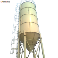 Silo à ciment modulaire sectionnel, transport pratique en conteneur, traitement de surface anticorrosion pour station de mélange