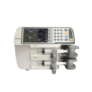 Pompa suntik medis Saluran ganda untuk ruang ICU & CCU pompa cairan injeksi hewan peliharaan dapat digunakan kembali untuk penggunaan Rumah Sakit - Product Image 2