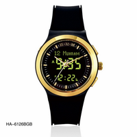 Jam Digital Adzan Klasik Alharameen HA-6126