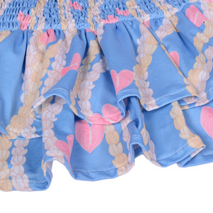 Combinaison pour petite fille Ga-15 Wrinkle Elastic Bust Leo Girls, imprimée, avec bretelles réglables à boucle, jupe double couche - Product Image 4