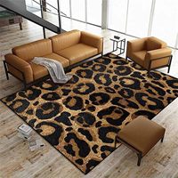Vente en gros d'usine, tapis et carpettes de nouvelle conception 2023, salon, grande taille, imprimé léopard, tapis nordiques personnalisés avec logo