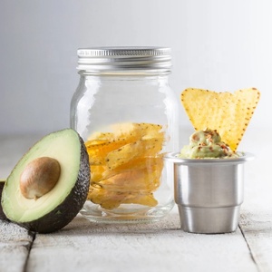 Couvre-<span class=keywords><strong>salade</strong></span> en acier inoxydable de qualité alimentaire à large ouverture avec couvercle à double spirale pour bocal Mason de 70 mm et 86 mm - Product Image 6