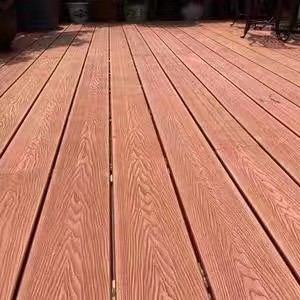 Bên ngoài vườn <span class=keywords><strong>decking</strong></span> UV kháng không trượt 3D hạt gỗ sàn nổi Ván <span class=keywords><strong>WPC</strong></span> cho bên ngoài - Product Image 5