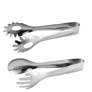 Pinzas y Cuchara de Acero Inoxidable DFT21 para Espaguetis, Ensaladas y Huevos, con Cinco Puntas, para Hornear, Buffet, Cafetería - Product Image 6